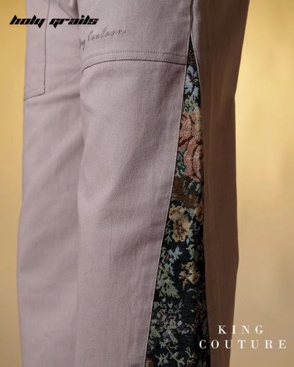 Desire Straight Fit Beige Pants HG x King Couture
