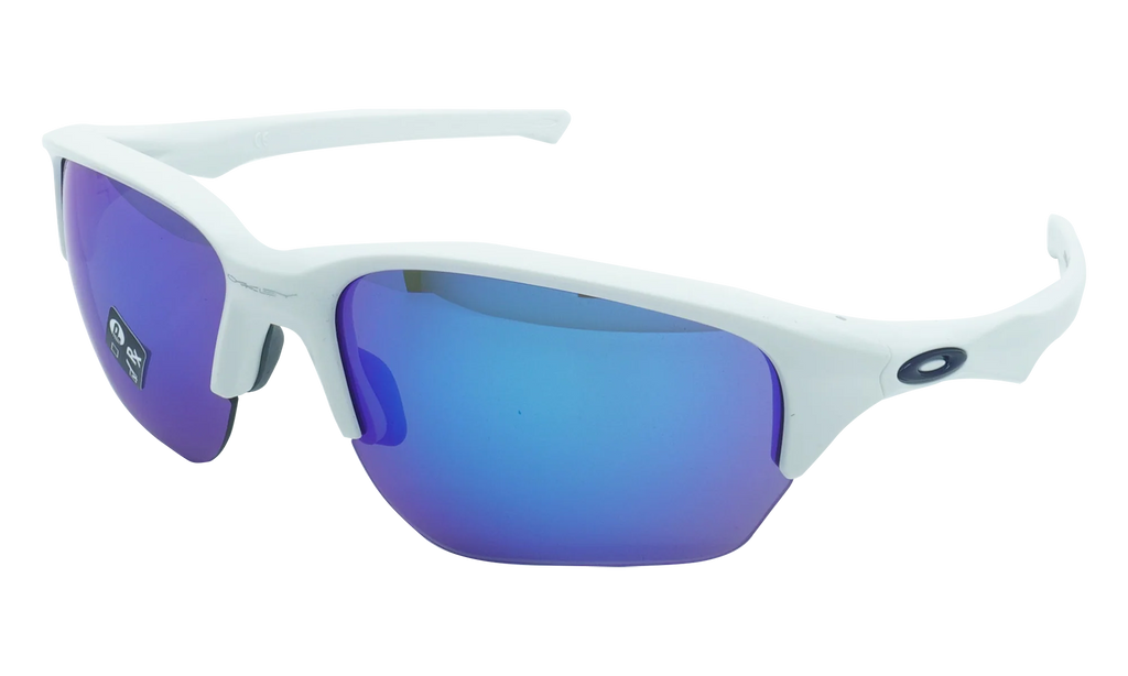 Flak Beta Sunglasses "Matte White / Sapphire Iridium" OO9363 15