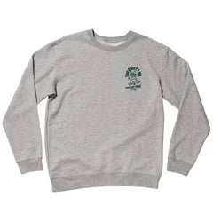 The Quiet Life Skating Cat Crewneck Grey