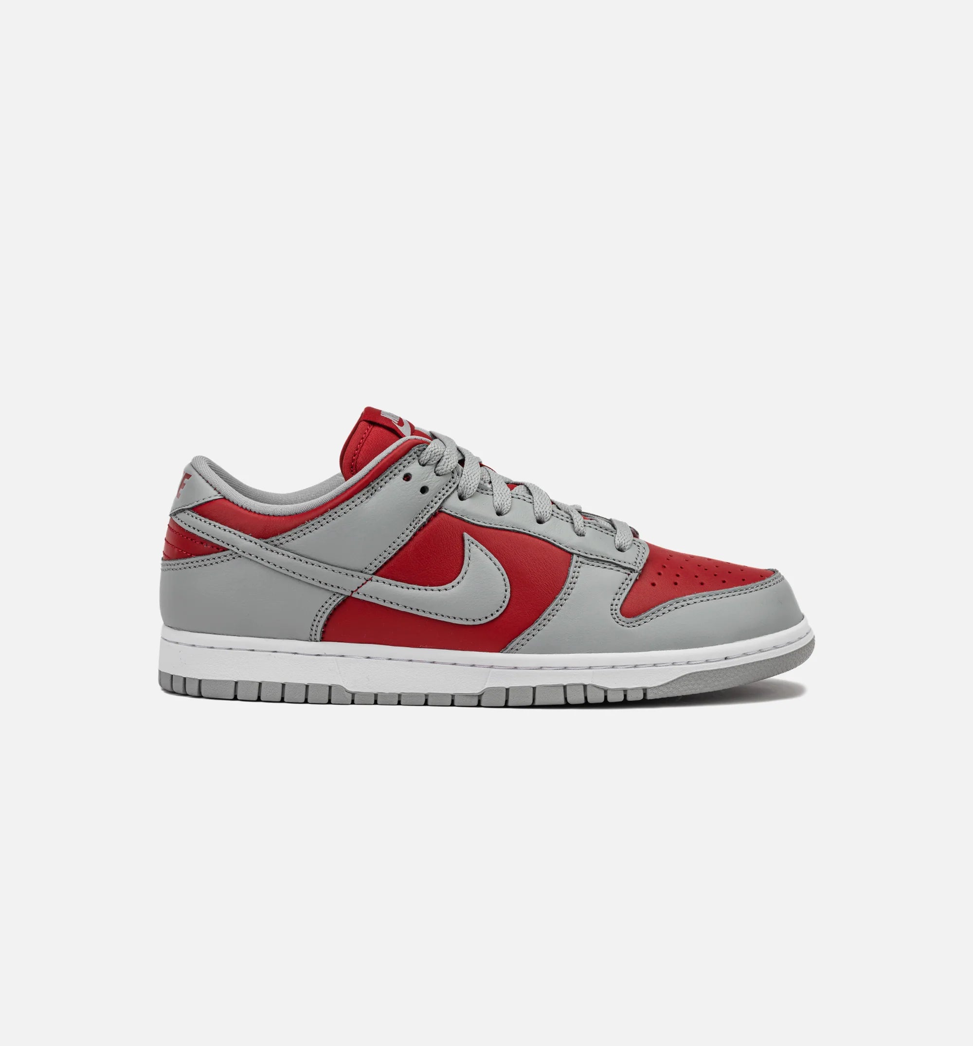 Dunk Low Varsity Red and Silver Mens Lifestyle Shoe Varsity Red Silver