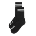 Polar Rib Socks Happy Sad Black Heather Grey