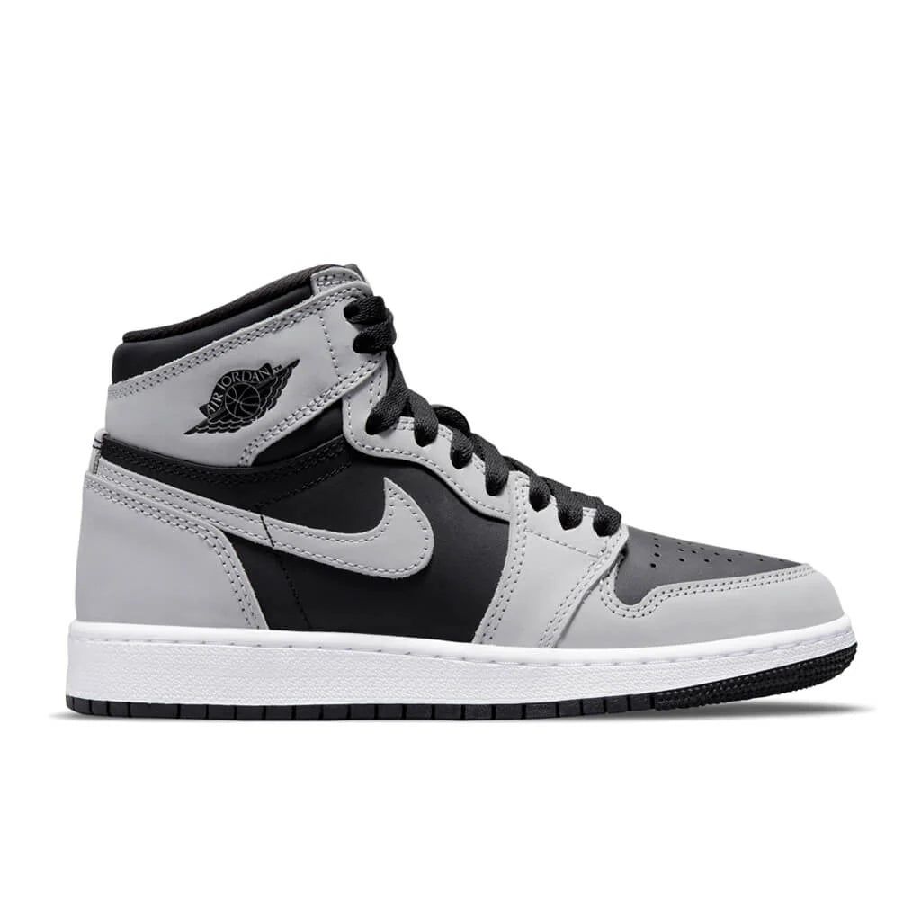 Air Jordan 1 Retro High OG Shadow 20 GS Black Light Smoke Grey