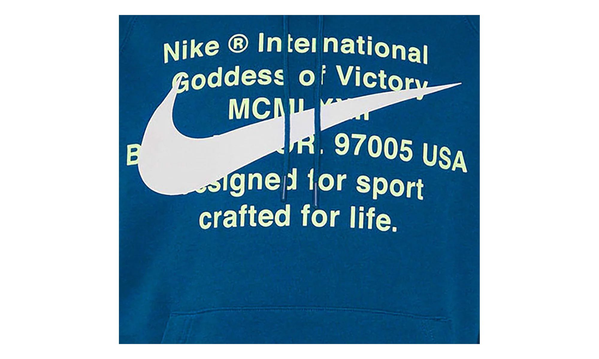 Swoosh French Terry Hoodie "Blue" CJ4863 499