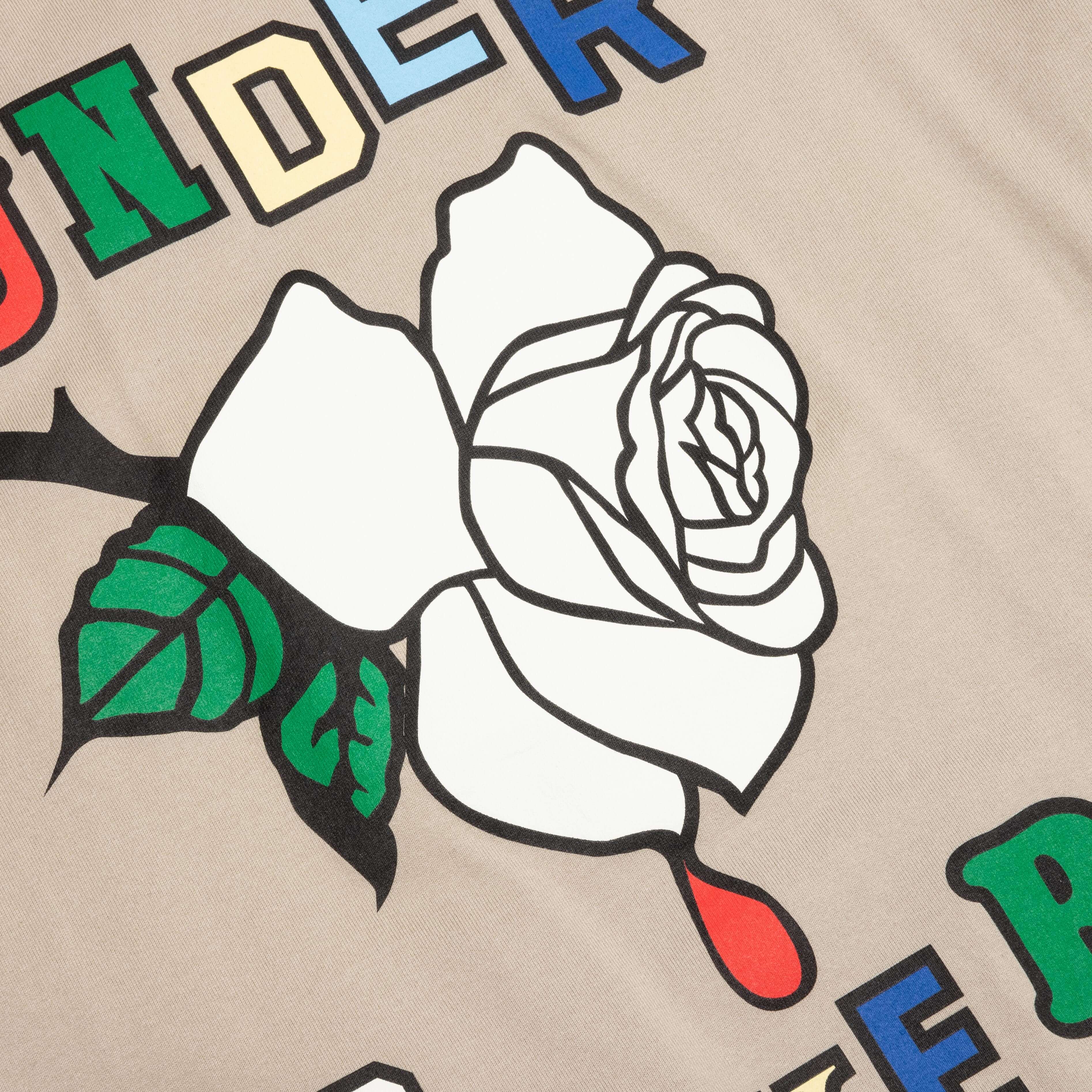 Flower T Shirt Beige