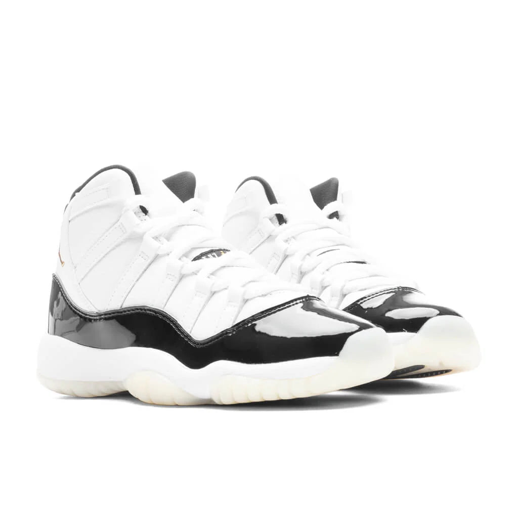 Air Jordan 11 Retro GS Gratitude Defining Moments White Metallic Gold Black