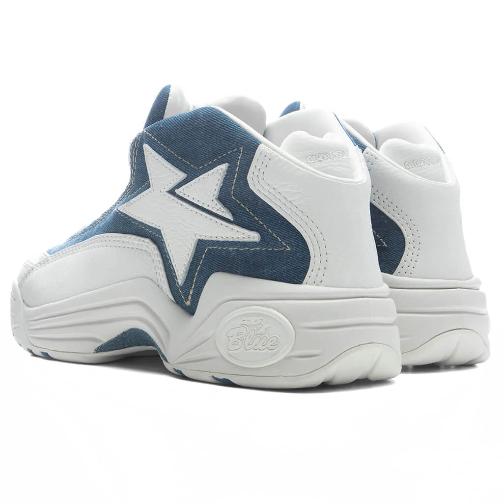 Cons Mid Kentucky Denim Federal Blue Vintage White