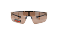 Litewire Shield Sunglasses "Tuned Road - Satin Pewter / Black Rubber" 8650135 180124