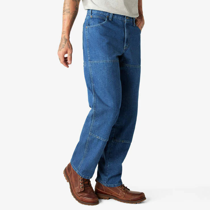 Dickies Relaxed Fit Double Knee Pants Indigo