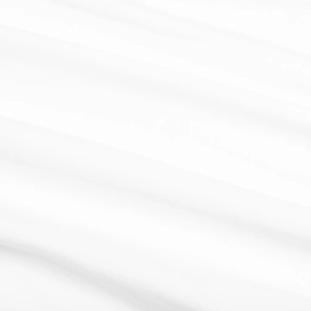 Mock Neck Boxy Fit T Shirt White