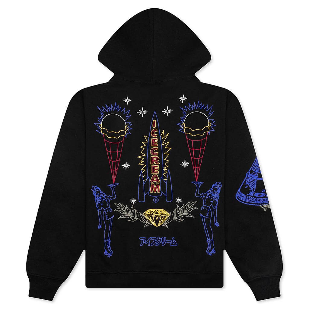 Dollar Caps Hoodie Black