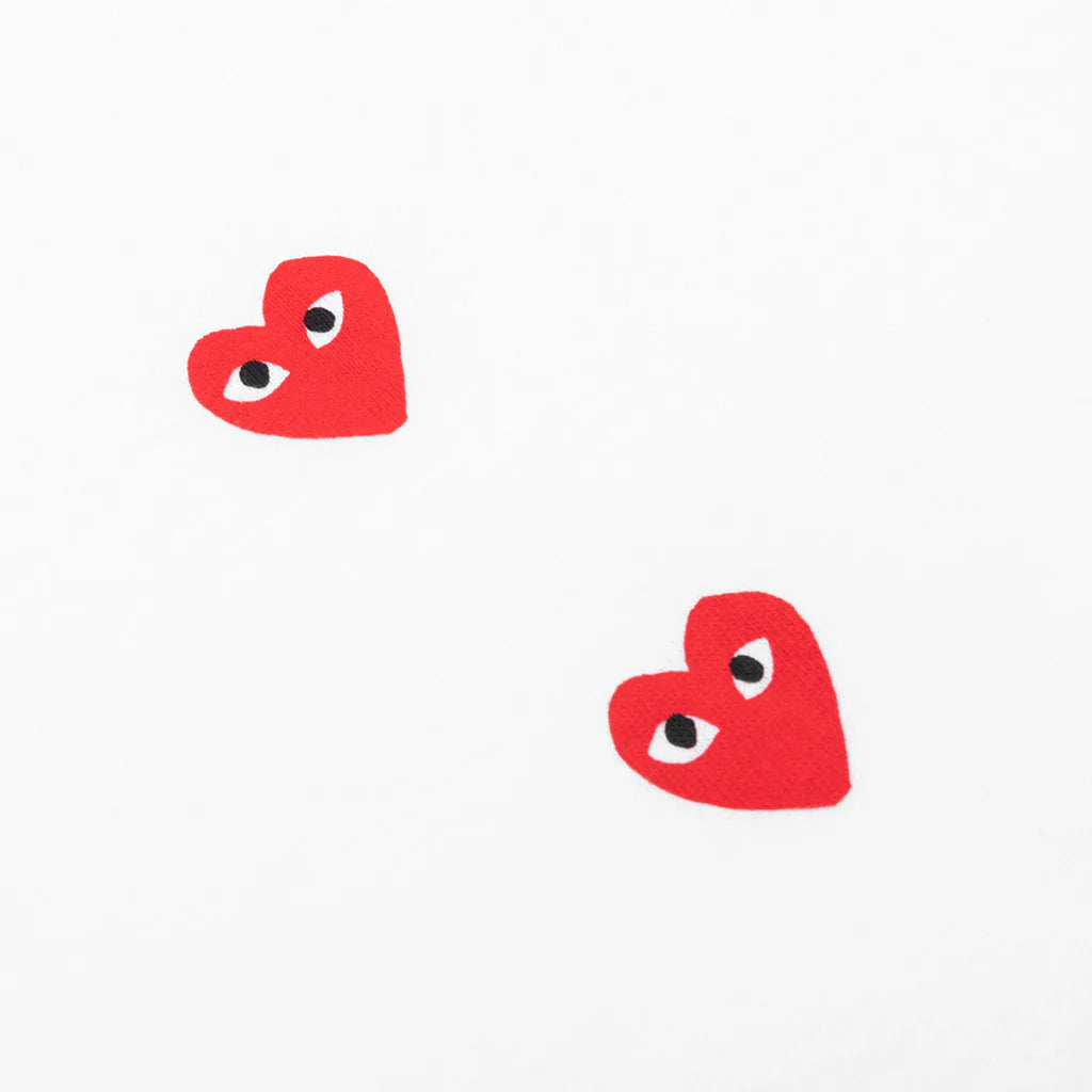Logo Print Any Heart L S T Shirt White