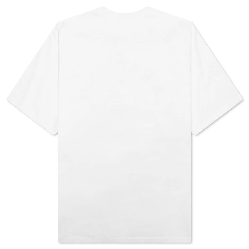 STA Houndstooth College Relaxed Fit Tee White