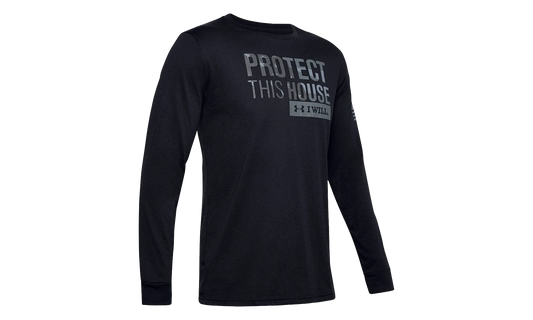 Freedom Protect This House Long Sleeve Tee "Black / Graphite / Steel" 1333370 001