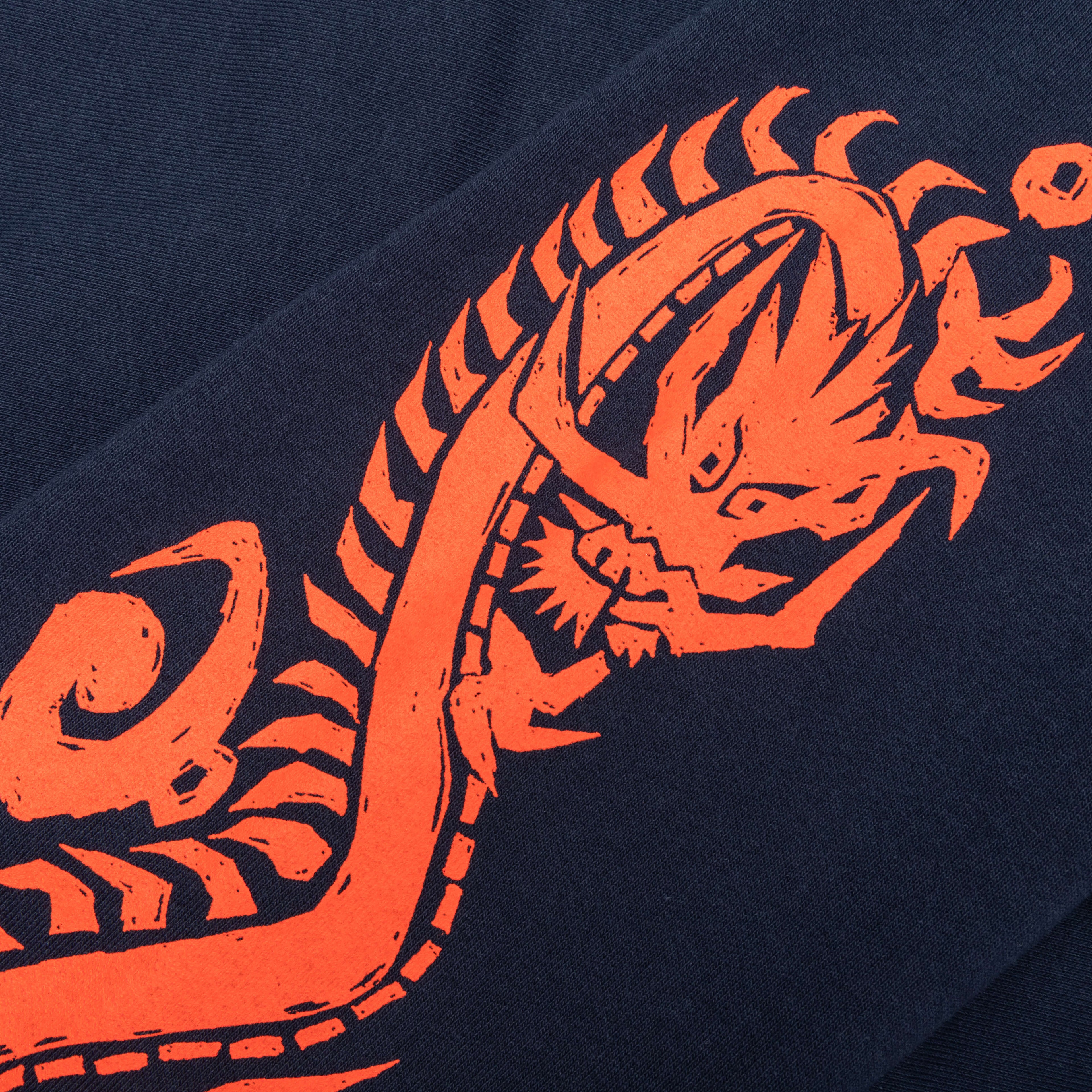 Dragons Zip Hoodie Navy