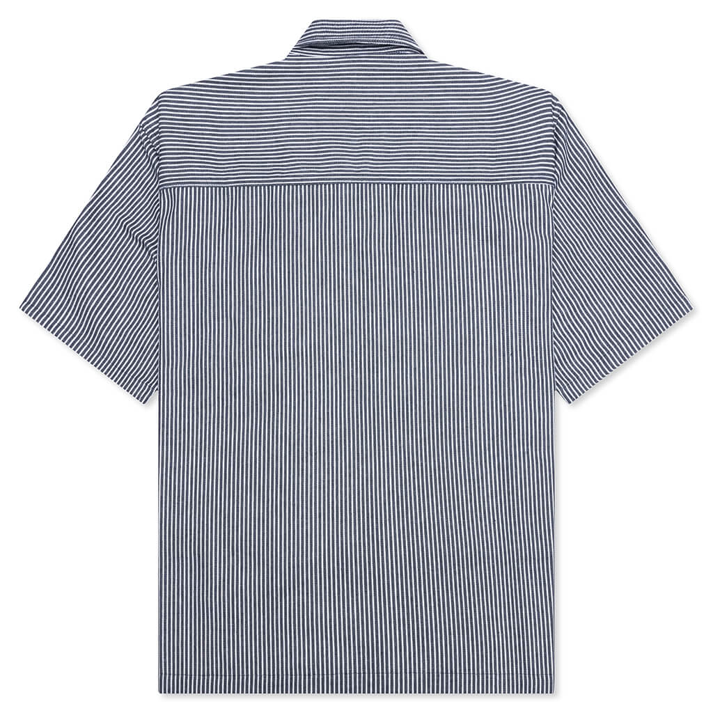 Smith 3 4 Zip Shirt Blue