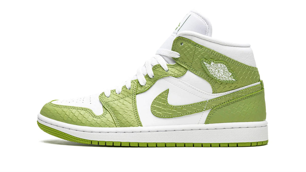 AIR JORDAN 1 MID SE WMNS Green Python