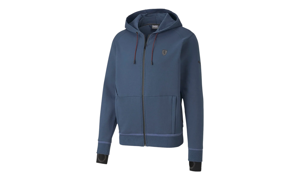 Scuderia Ferrari HOODED SWEAT JACKET "Blue" 596119 05