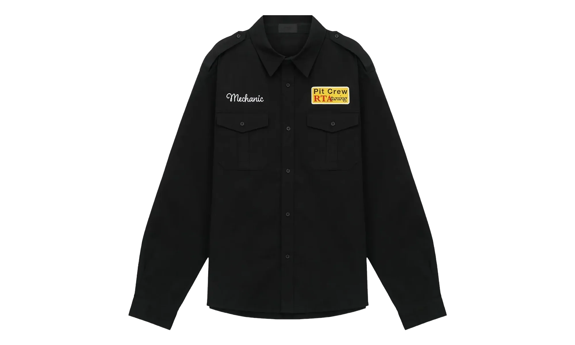 Lionel Embroidered Shirt "Black" MF23W666 T1880BKMEC