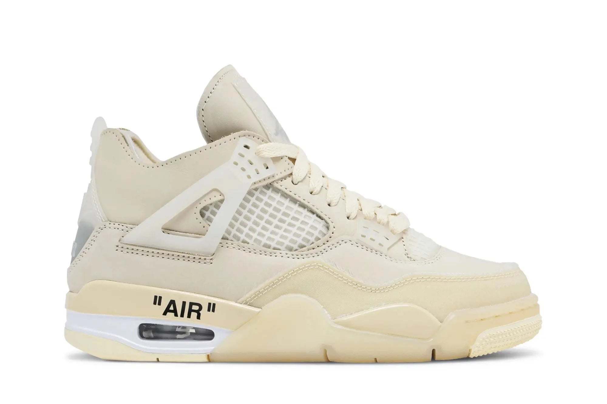 Off White x Wmns Jordan 4 Retro SP Sail