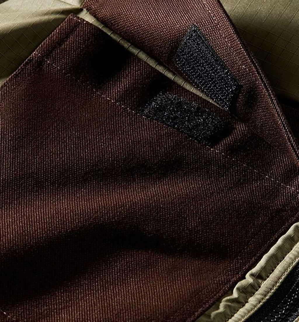 Patta Four Leaf Clover Utility Reversible Mens Vest Brown