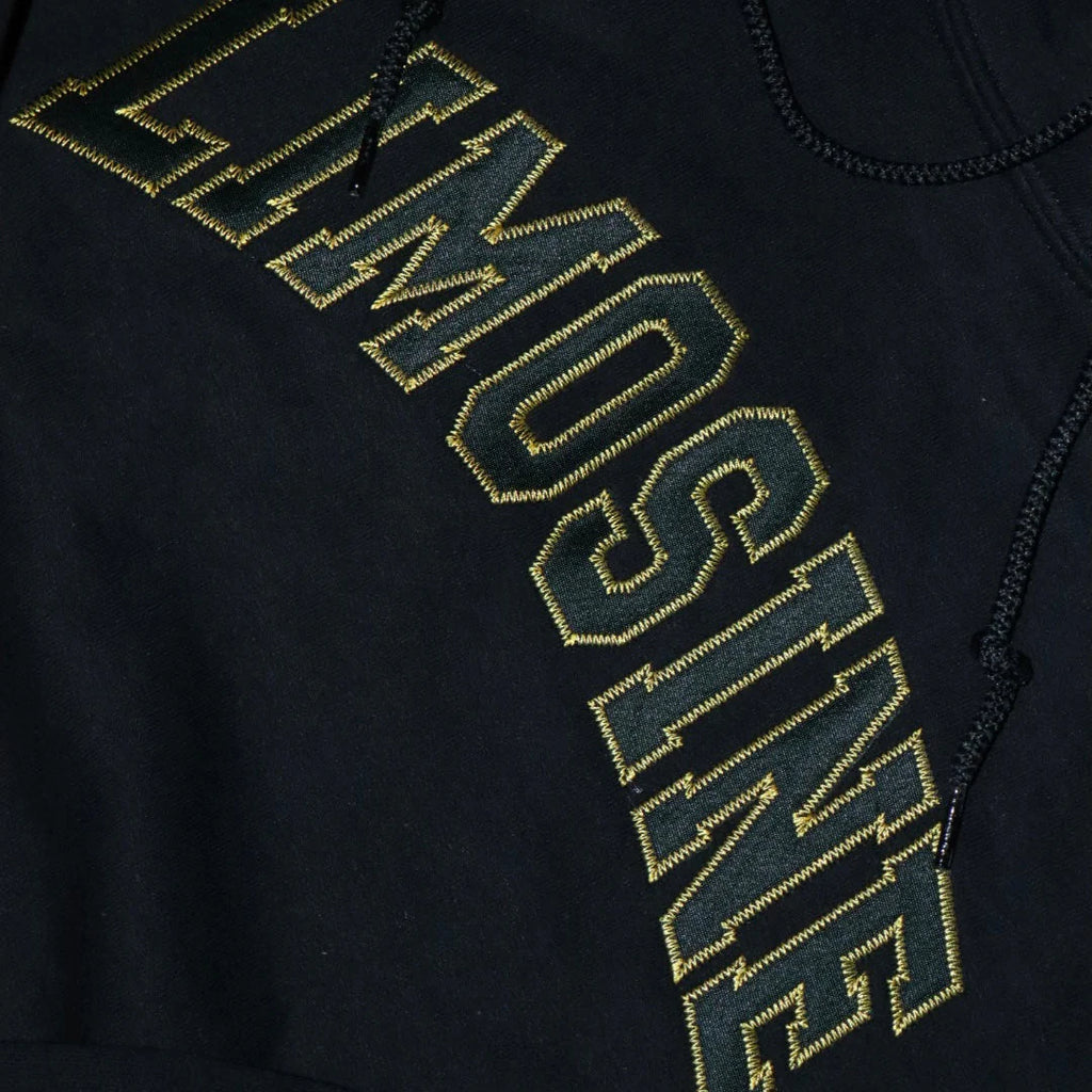 Limosine Black Vinyl Hoody Black