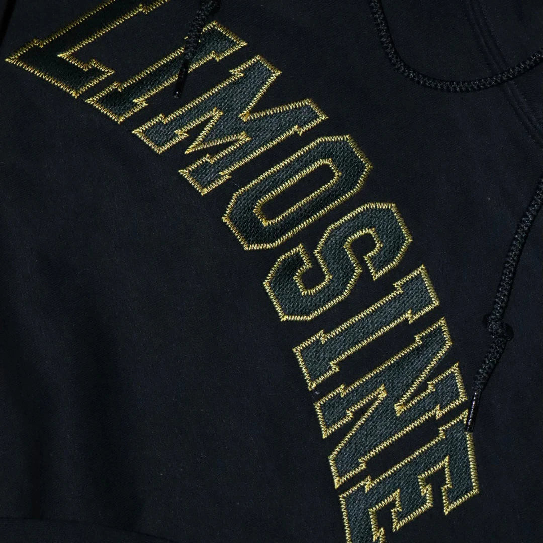 Limosine Black Vinyl Hoody Black