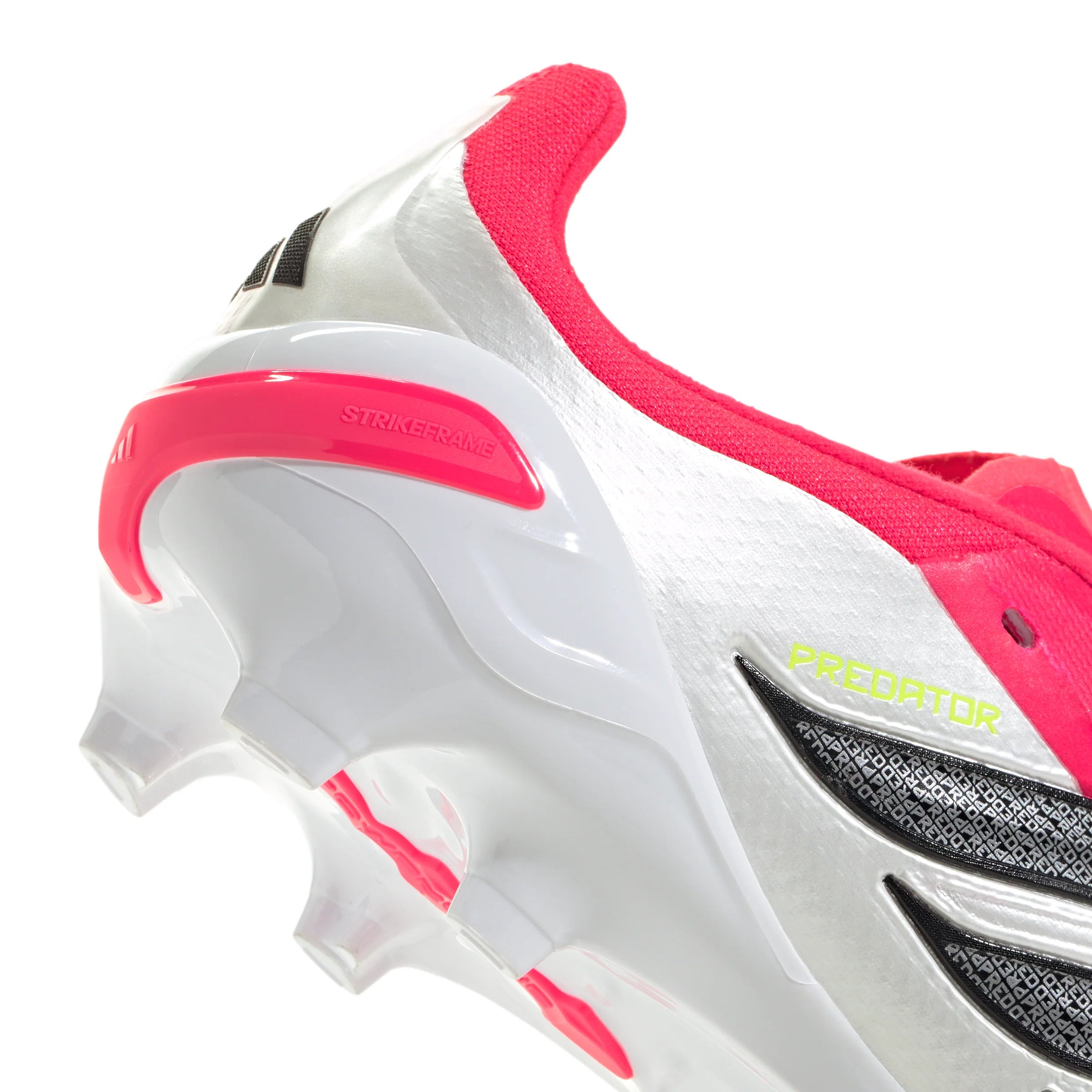 adidas Predator Elite FG Firm Ground Youth Soccer Cleats Red Black White
