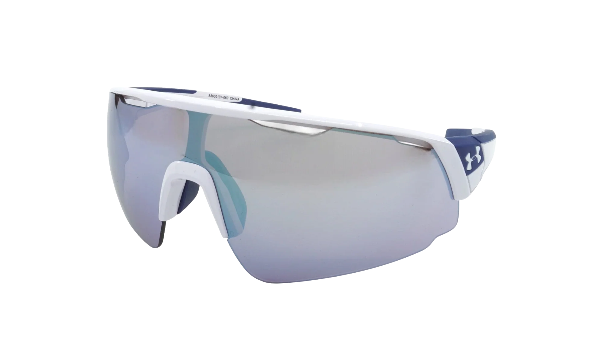Changeup Sunglasses "Gray Mirror - Shiny White / Navy" S8600107 069