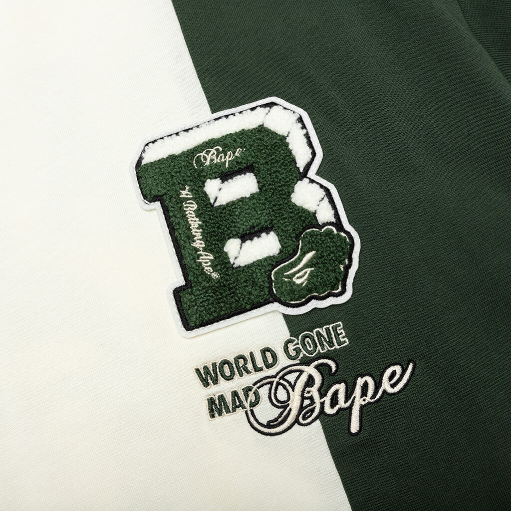 Bape Badges Color Blocking Tee Ivory
