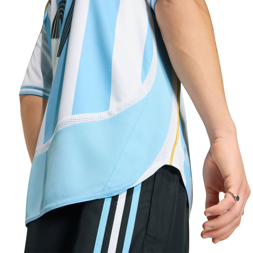 adidas Argentina Home Messi Mens Soccer Jersey 2006 White Sky Blue