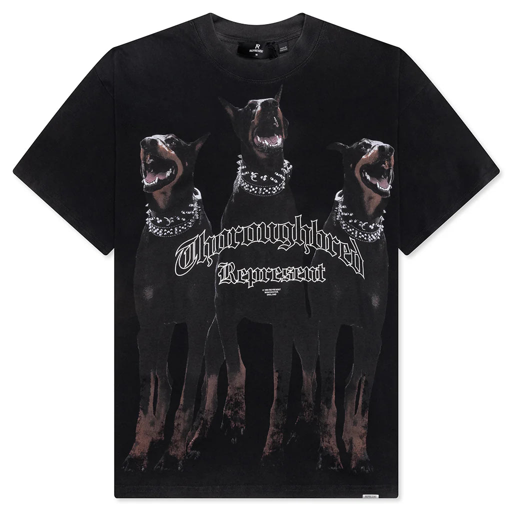 Thoroughbred T Shirt Vintage Black