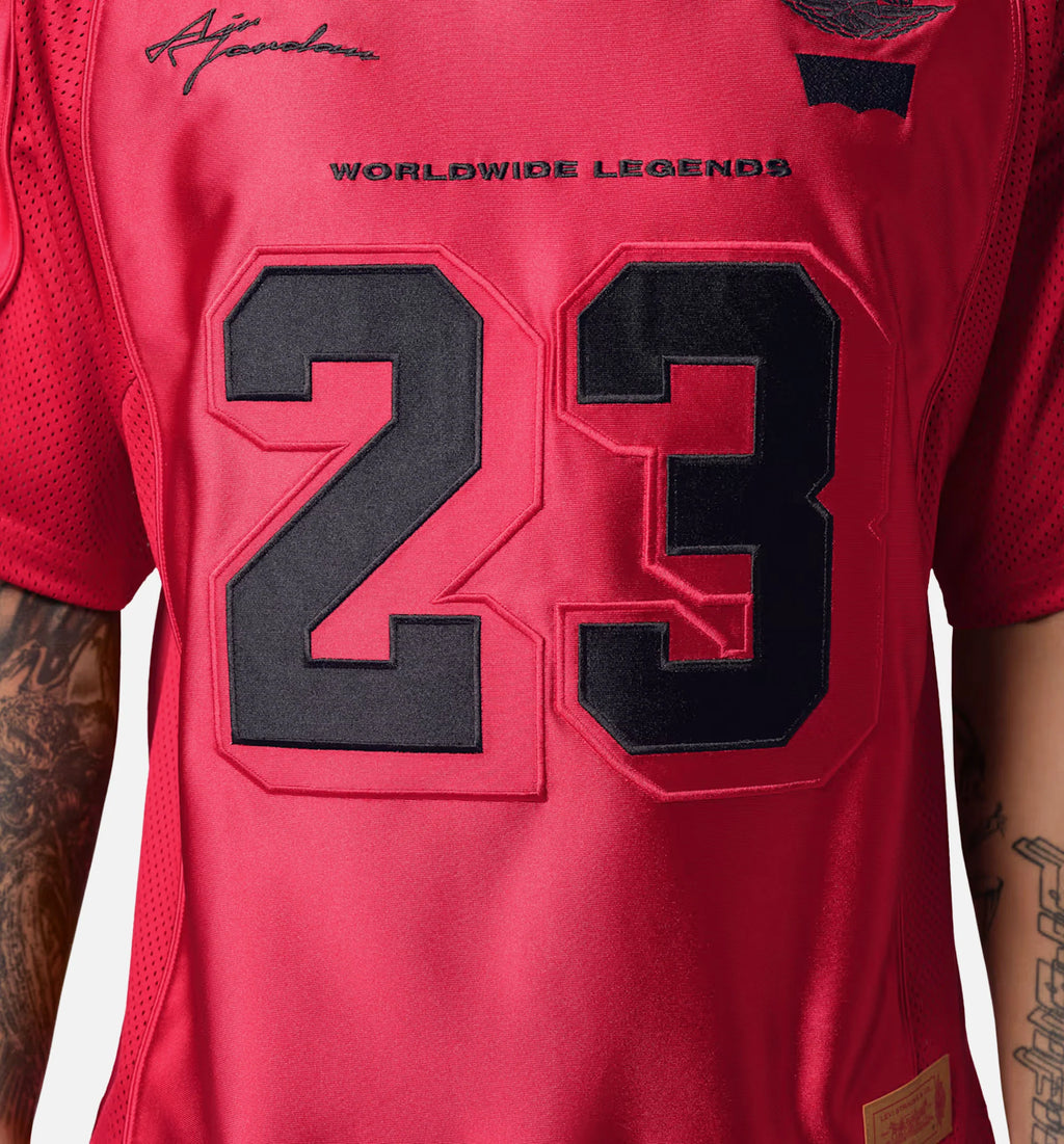 Air Jordan x Levis Mens Jersey Red