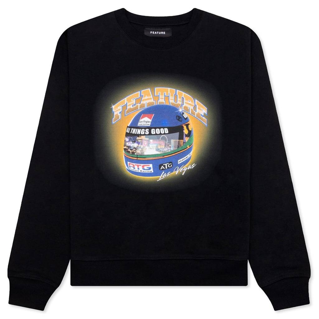 Vegas Visor Crewneck Black