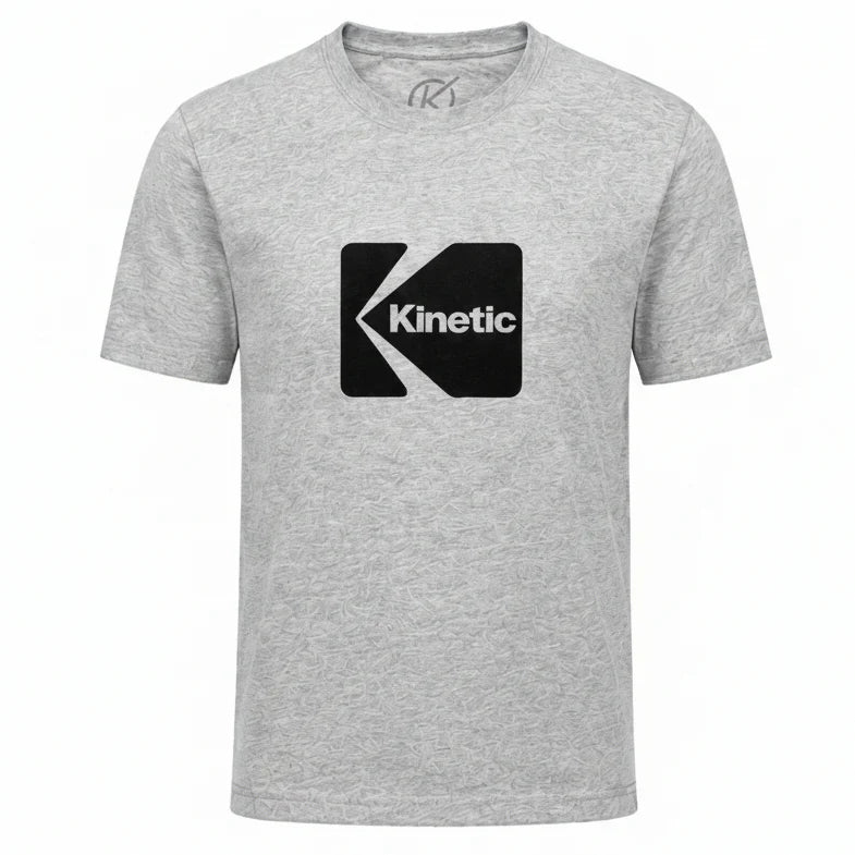 Kinetic Block Logo Tee Althetic Heather