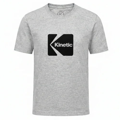 Kinetic Block Logo Tee Althetic Heather