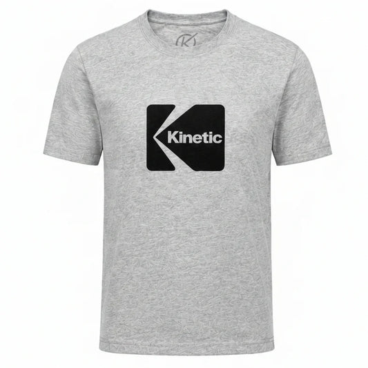 Kinetic Block Logo Tee Althetic Heather