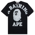 Overprinted College Tee Black