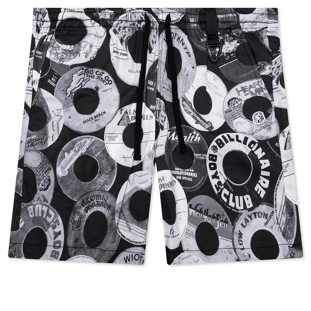 Vinyl Shorts Black