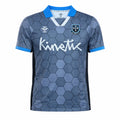 Kinetic Rodney Square Soccer Jersey Blue Grey
