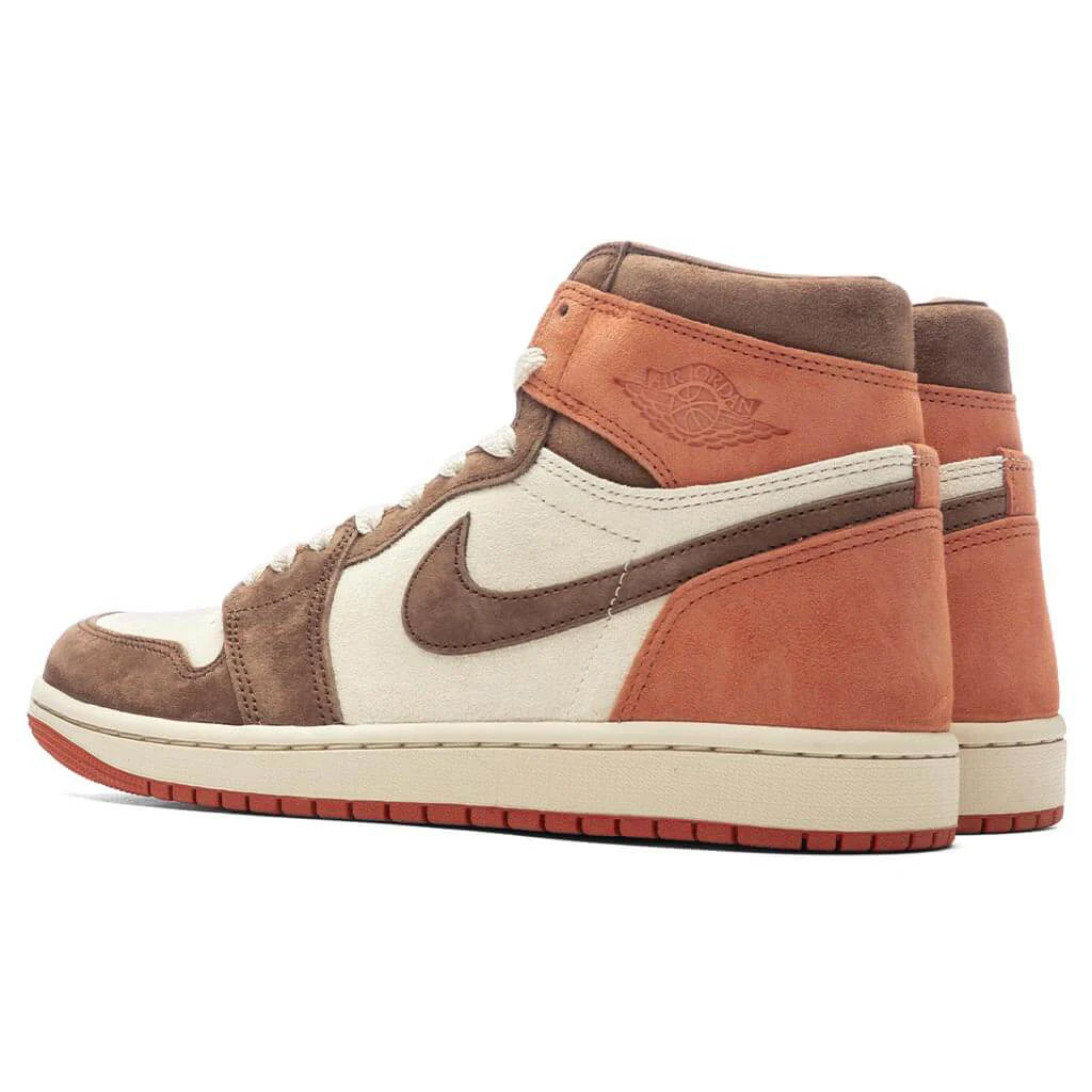 Womens Air Jordan 1 Retro Hi OG SP Dusted Clay Cacao Wow Sanddrift