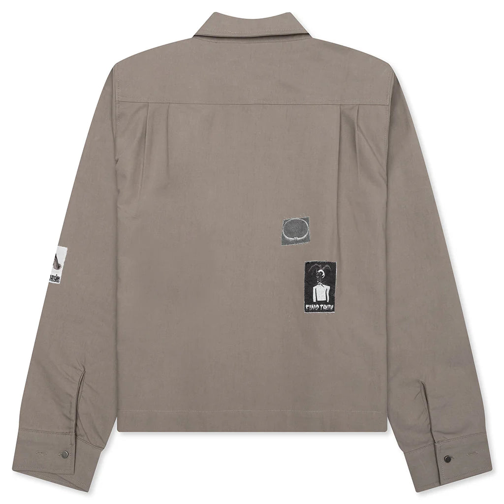 1969 Patches Trucker Jacket Khaki