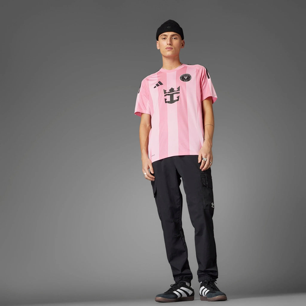 adidas Mens Inter Miami CF Messi Home Jersey 25 26 Pink