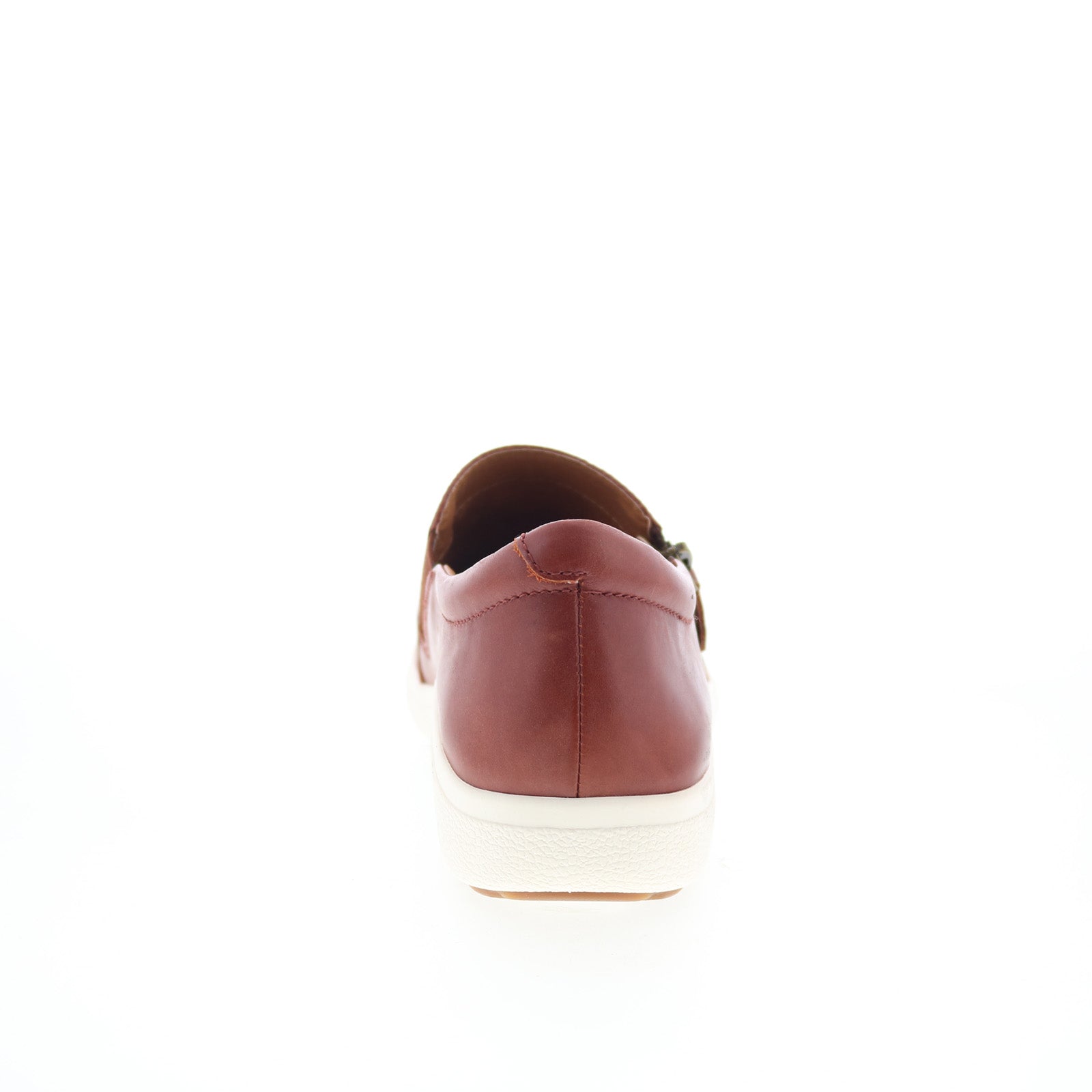 Aetrex Jenna Slip On CA504 Womens Brown Leather Lifestyle Sneakers Shoes