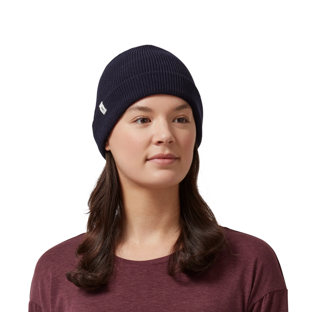 Merino Beanie in Navy