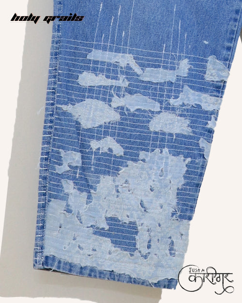 Clouds Blue Denim Jeans HG x Just A Karigar