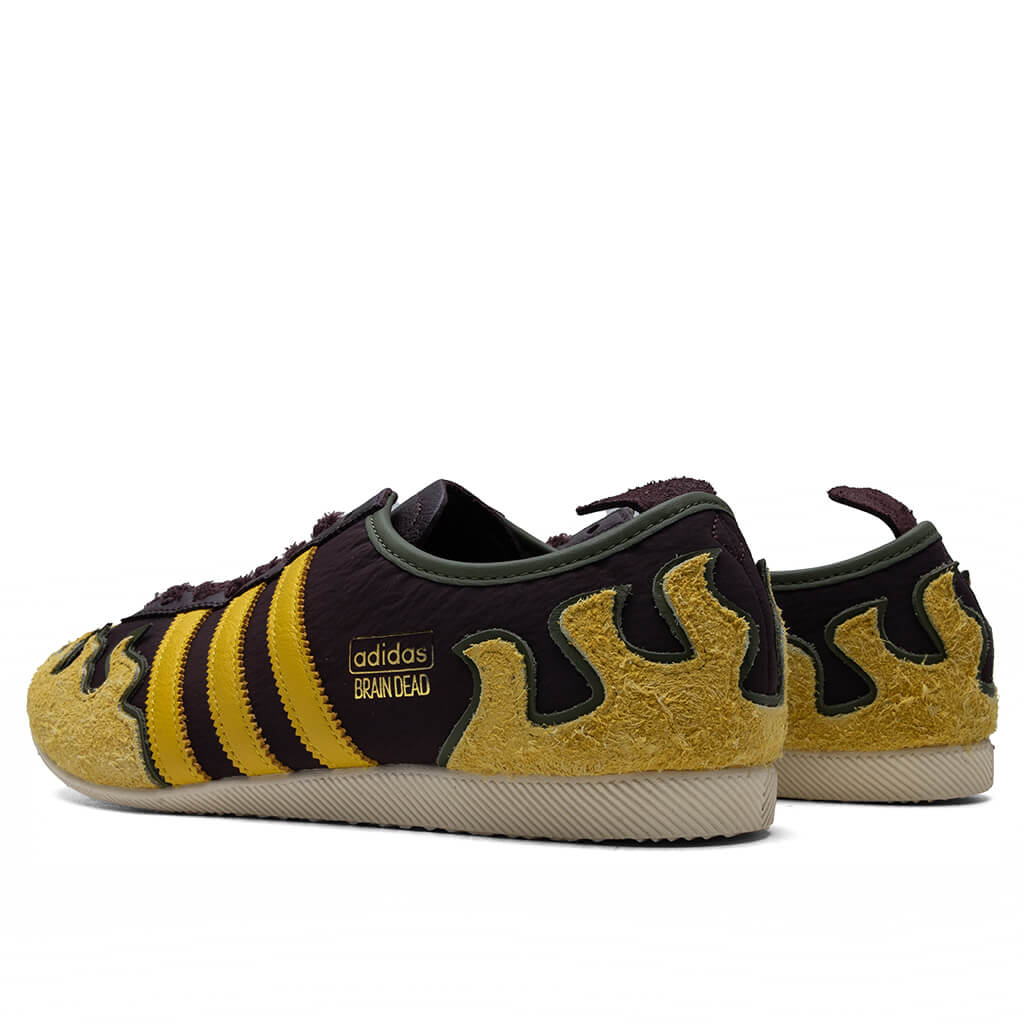 Adidas x Brain Dead Japan Low Shadow Brown Hazel Yellow Off White