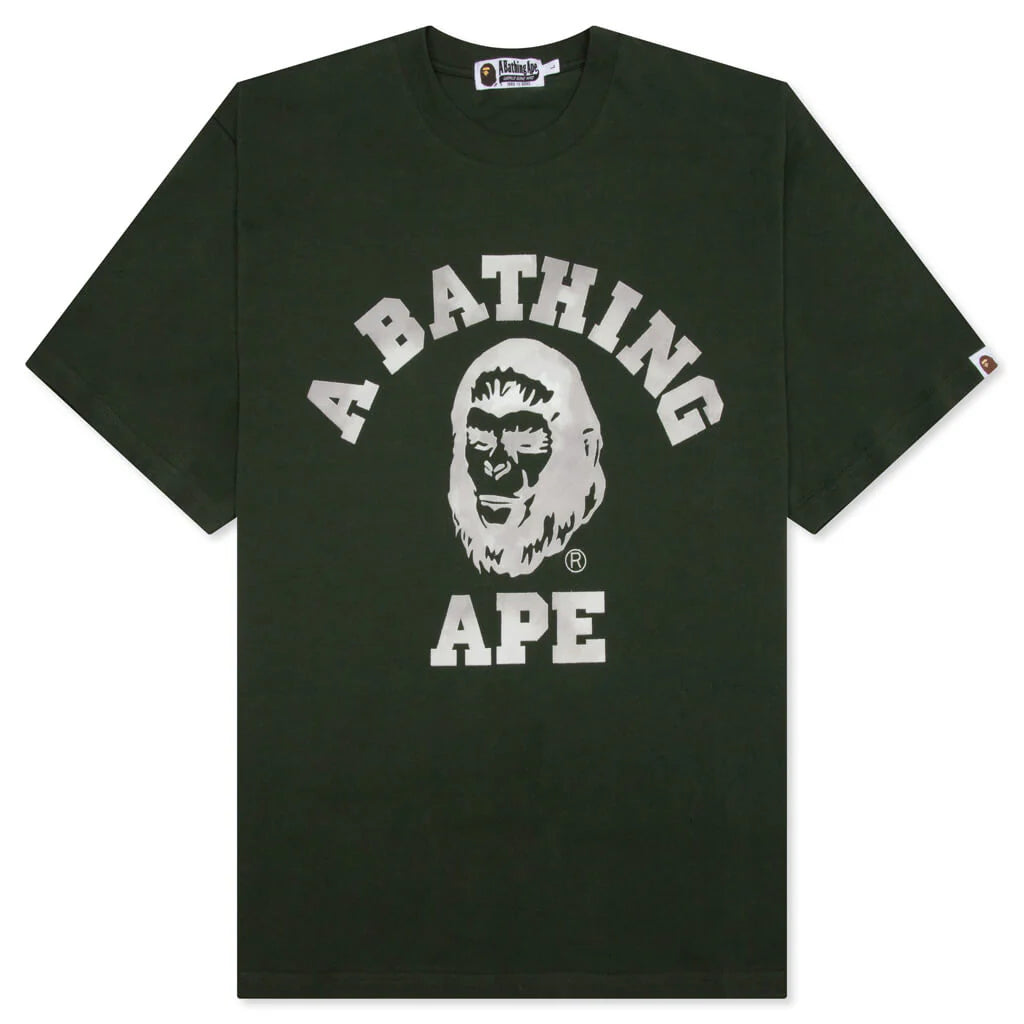 Bape College Graphic Tee Green