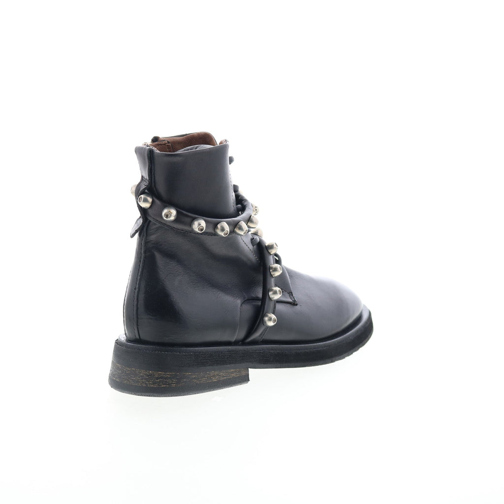 Carl Womens Black Leather Zipper Casual Dress Boots