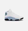 Air Jordan 13 Retro Blue Grey Mens Lifestyle Shoe White Blue Grey Black Yellow Ochre