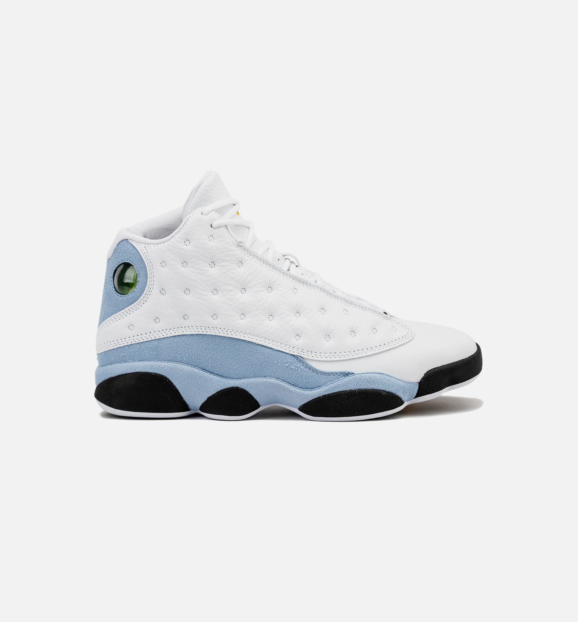Air Jordan 13 Retro Blue Grey Mens Lifestyle Shoe White Blue Grey Black Yellow Ochre